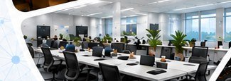 Modular Furniture collaborative workspace